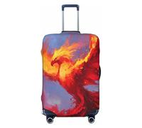 Woshuwo Phoenix Art - Fundas elásticas para equipaje de viaje, a prueba de polvo, resistente a los arañazos, protector de maleta de 22 a 24 pulgadas