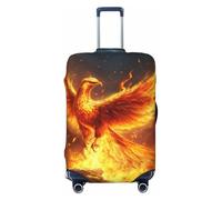 Woshuwo Phoenix Rising from Flames - Fundas elásticas para equipaje de viaje, a prueba de polvo, resistente a los arañazos, para maleta, ajuste de 22-24 pulgadas