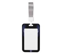 Woshuwo Phoenix Rising - Funda para tarjetas de identificación de plástico duro, protector de etiqueta de nombre para enfermeras y oficina