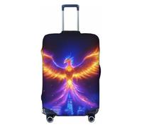 Woshuwo Phoenix Rising Golden Fiery Wings - Fundas elásticas para equipaje de viaje, a prueba de polvo, resistente a los arañazos, protector de maleta de 22 a 24 pulgadas