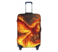 Woshuwo Phoenix Rising Mythical Bird - Fundas elásticas para equipaje de viaje, a prueba de polvo, resistente a los arañazos, protector de maleta de 22 a 24 pulgadas