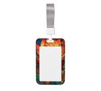 Woshuwo Portatarjetas de plástico duro para tarjetas de trabajo, protector de etiqueta de nombre para enfermeras y oficina