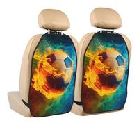 Woshuwo Protectores de balón de fútbol en el fuego, 2 unidades con bolsillos de almacenamiento para proteger de la suciedad y los arañazos del barro