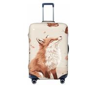 Woshuwo Red Fox Among - Fundas elásticas para equipaje de viaje, a prueba de polvo, resistente a los arañazos, para maleta, 22-24 pulgadas
