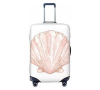 Woshuwo Simple Minimalista Camino Shell Peach - Fundas elásticas para equipaje de viaje, a prueba de polvo, resistente a los arañazos, protector de maleta de 22-24 pulgadas
