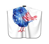 Woshuwo Simple Whimsical Dove - Delantal patriótico para corte de pelo, diseño de paloma patriótica, delantal de peluquería para adultos