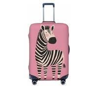 Woshuwo Simple Zebra - Fundas elásticas para equipaje de viaje, a prueba de polvo, resistente a los arañazos, para maleta, de 22 a 24 pulgadas