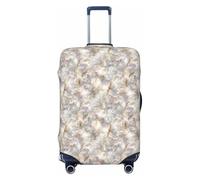 Woshuwo Stone Pearl - Fundas elásticas para equipaje de viaje, a prueba de polvo, resistente a los arañazos, protector de maleta de 22 a 24 pulgadas