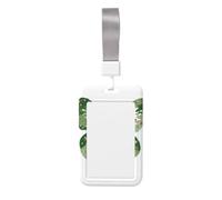 Woshuwo Tarjetero de plástico duro con diseño de mariposa de Navidad con lazo de terciopelo rojo, protector de etiqueta de nombre para enfermeras y oficina