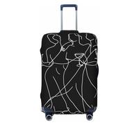 Woshuwo Three Women - Fundas elásticas para equipaje de viaje, a prueba de polvo, resistente a los arañazos, 22-24 pulgadas