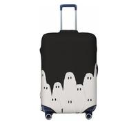 Woshuwo White Ghosts - Fundas elásticas estéticas para equipaje de viaje, a prueba de polvo, resistentes a los arañazos, para maleta, de 56 a 61 cm