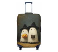 Woshuwo White Ghosts Woods Dark Academia - Fundas elásticas estéticas para equipaje de viaje, a prueba de polvo, resistente a los arañazos, protector de maleta de 22 a 24 pulgadas