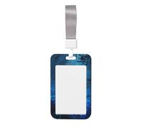 Woshuwo Witch wearing Black Hat in The Forest - Soporte deslizante para tarjetas de identificación de plástico duro, protector de etiqueta de nombre para enfermeras y oficina