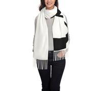 Woshuwo Word Love In Cursive Simple Line - Bufanda con borlas para mujer, chal cálido con flecos