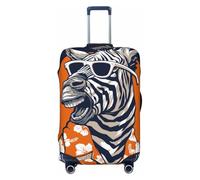Woshuwo Zebra Head - Fundas elásticas para equipaje de viaje, a prueba de polvo, resistente a los arañazos, para maletas de 22 a 24 pulgadas