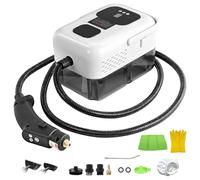 WoskjXas 2500W Limpiador de Vapor Portátil con 1.2L Tanque 6 Velocidades Ajustables, Maquina de Vapor Limpieza de Mano Limpiador a Vapor Hogar para Cocina, Ventanas, Auto, Baño