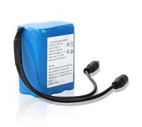 WoskjXas DC 12V 5200mAh Batería Recargable de Iones de Litio para la Mayoría de los Dispositivos de 12V, Cámaras Inalámbricas, Videocámaras, Reproductores MP3, Cámara CCTV, Enrutador, DVD, etc