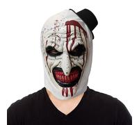 WoskjXas Máscara de Payaso Halloween, Máscara de Stephen King's It Horror Máscara de Látex, Máscara de Payaso para Adultos Máscara de Cabeza Completa