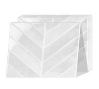 WoStick azulejos adhesivos baño, Chevron Premium de 2,5 mm de Espesor azulejos adhesivos, Impermeable baldosas adhesivas pared para Cocina y Baño, 32x25 cm, 5 Hojas/Paquete