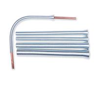 Wostore Kit de dobladores de Tubos de Resorte para diámetro Exterior de tubería de 1/4, 5/16, 3/8, 1/2 y 5/8 Pulgadas, Juego de doblador de Tubos 5 en 1