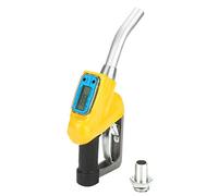 wosume Boquilla del medidor de Combustible, Aceite de Combustible Digital Manual Boquilla de Gasolina de Queroseno Pistola de Combustible Boquilla con medidor de Flujo