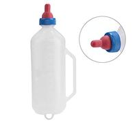 wosume Botella de Leche de Cabra bebé con asa, Botella de Leche de Oveja, Granja Blanca de plástico para ovejas Corderos Hogar
