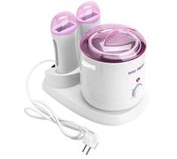 wosume Máquina de depilación, Calentador de Cera con interruptores de Control Separados de 800 ml, salón para salón de Belleza(European Standard 220V)