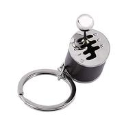 wosume Modelo de Piezas de automóvil, Dispositivo de Llavero, transmisión Manual de Seis velocidades, Mini Llavero, Llavero, Llavero, Cambiador de Llavero para(Black)