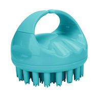 Wosune Cepillo de baño de Cabeza, Cepillo de Lavado de champú para el Cabello. 3.5 X 3.1 X 2.9 In Abs + Silicona de Grado alimenticio para Inodoro Baño(Green)