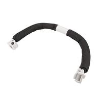 Wosune Manija del Cochecito de bebé, apoyabrazos cómodo Ajustable Seguro para el Carro de bebé(Black)