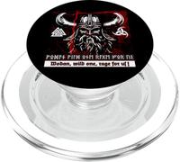 Wotan Odín Germanos Futhark Runas Berserker Regalo Vikingos PopSockets PopGrip para MagSafe