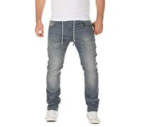 WOTEGA Noah - Jeans Vaquero para Hombre - Jeans para Hombres - Pantalones Slim Fit - Joggers en Estilo Vaquero, Gris (Turbulence Grey 3R4215), W31/L30