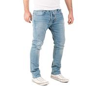 WOTEGA Noah - Pantalones para Hombre - Pantalones Jogger de Mezclilla - Jogger de Mezclilla Slim Fit para Hombres, Azul (Blue Shadow 3R4020), W33/L32