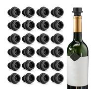 WOTOR Tapón de Vacío y Sellador de Botellas Reutilizable Que Mantiene el Vino Fresco (24 Tapones)