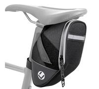 WOTOW Bolsa para Sillín de Bicicleta - Bolsa Impermeable para Asiento de Bicicleta con Correa - Bolsa de Almacenamiento Bajo el Asiento Reflectante para Ciclismo de Carretera y Montaña