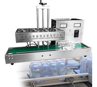 WOTZOV 2200W Automatic Aluminum Foil Sealing Machine - Continuous Heat Sealer for Plastic and Glass Bottles 2-30cm High, 15-60mm Seal Width