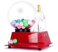 WOTZOV Automatic Bingo Ball Cage with 100 Balls, Electronic Lottery Drawing Machine for Family and Group Games