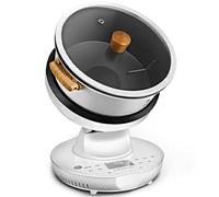 WOTZOV Automatic Cooking Machine - 2000W, 8L Wok with One-Click Smart Start, 360° Rotation, Portable Cooker for Stir Frying, Stewing, and Cooking