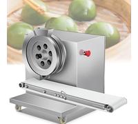 WOTZOV Automatic Dough Rounding Machine, Stainless Steel Sweet Dumpling Mochi Forming with Conveyor & Stop Button, for Glutinous Rice Balls and Leaf Cake Production