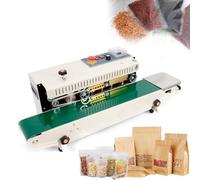 WOTZOV Automatic Horizontal Sealing Machine with Digital Temperature Control, Continuous Band Sealer for Efficient Packaging, Ideal for Commercial and Industrial Use