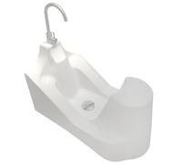 WOTZOV Baño De Pies Acrílico para La Oración Musulmana, Incluye Grifo para La Purificación Física Y Mental.