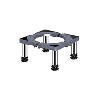 WOTZOV Base Multifuncional para Lavadora, Base Ajustable para Secadora Y Refrigerador, Longitud/Ancho De 40-65 Cm, Bandejas para Macetas Exteriores, Previenen Arañazos Y Abolladuras.，4legs 24