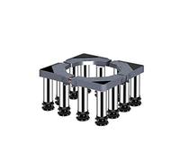 WOTZOV Base Multifuncional para Lavadora, Base Ajustable para Secadora Y Refrigerador, Longitud/Ancho De 40-65 Cm, Bandejas para Macetas Exteriores, Previenen Arañazos Y Abolladuras.，12legs 24