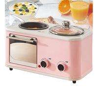 WOTZOV Breakfast Maker Machine - Nonstick Frying Pan with Timer, Large Capacity for Eggs, Sausages, Bacon, and Pancakes Breakfast Station