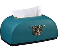 WOTZOV Caja de pañuelos Caja de pañuelos Funda de Resina Creativa Caja de pañuelos Estilo nórdico Sala de Estar Mesa de Centro Dormitorio Bandeja de servilletas Caja d，A