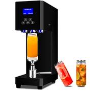 WOTZOV Can Seamer Sealing Machine with Smart Counter, Intelligent Canning Sealer for Soda and Beer, Height Adjustable, 55 mm Diameter