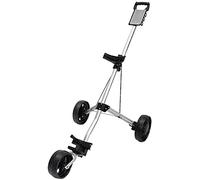 WOTZOV Carrito de Golf de 3 Ruedas con Mango Ajustable, Tarjeta de puntuación y Freno de pie, Ligero, se Abre y se Cierra en un Segundo. Equipo de Fitness.