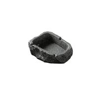 WOTZOV Cenicero de Piedra Azul, Accesorio para la Ceremonia del té, 10 x 4 x 13 cm (5,1 x 3,9 x 1,6 Pulgadas), Bandeja para Fumar, decoración Artesanal para Mesa.，One Color Small
