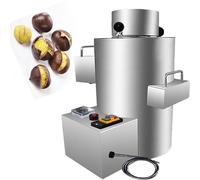 WOTZOV Chestnut Peeling Machine, High Efficiency 200kg/H with 16 Tungsten Steel Blades, Automatic Alarm & Adjustable Time, Ideal for Supermarkets and Bulk Processing