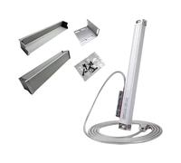 WOTZOV Codificador Lineal DRO de Alta precisión de 5 µm con Escala de Vidrio, 5 V TTL DB9, Recorrido de 50, 100, 150, 200, 250, 300, 350 y 400 mm para fresadoras, tornos y ，5um 200mm Travel